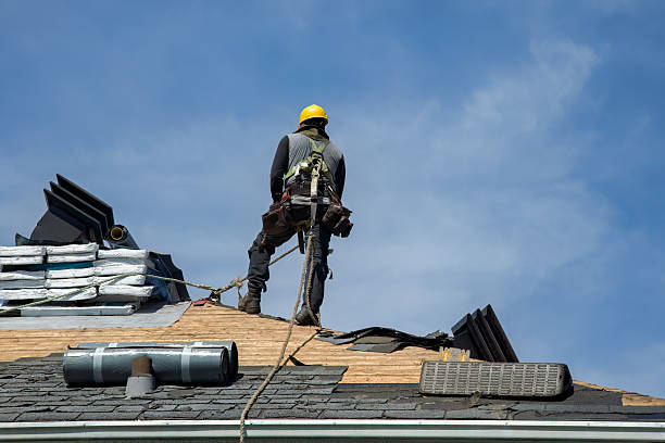Professional Metal Roofing technician working in South Otselic, NY